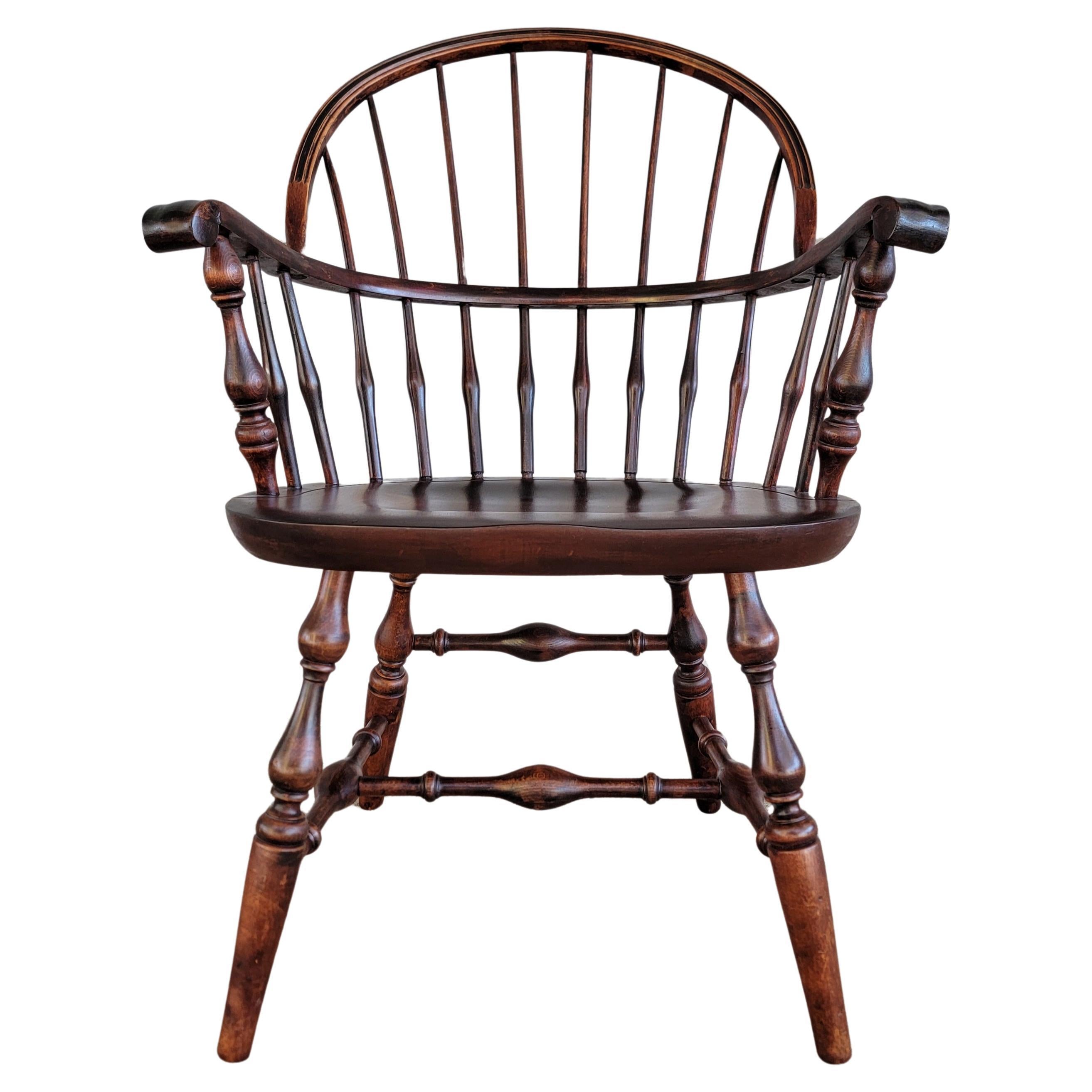 Windsor Style Chair by Nichols & Stone For Sale