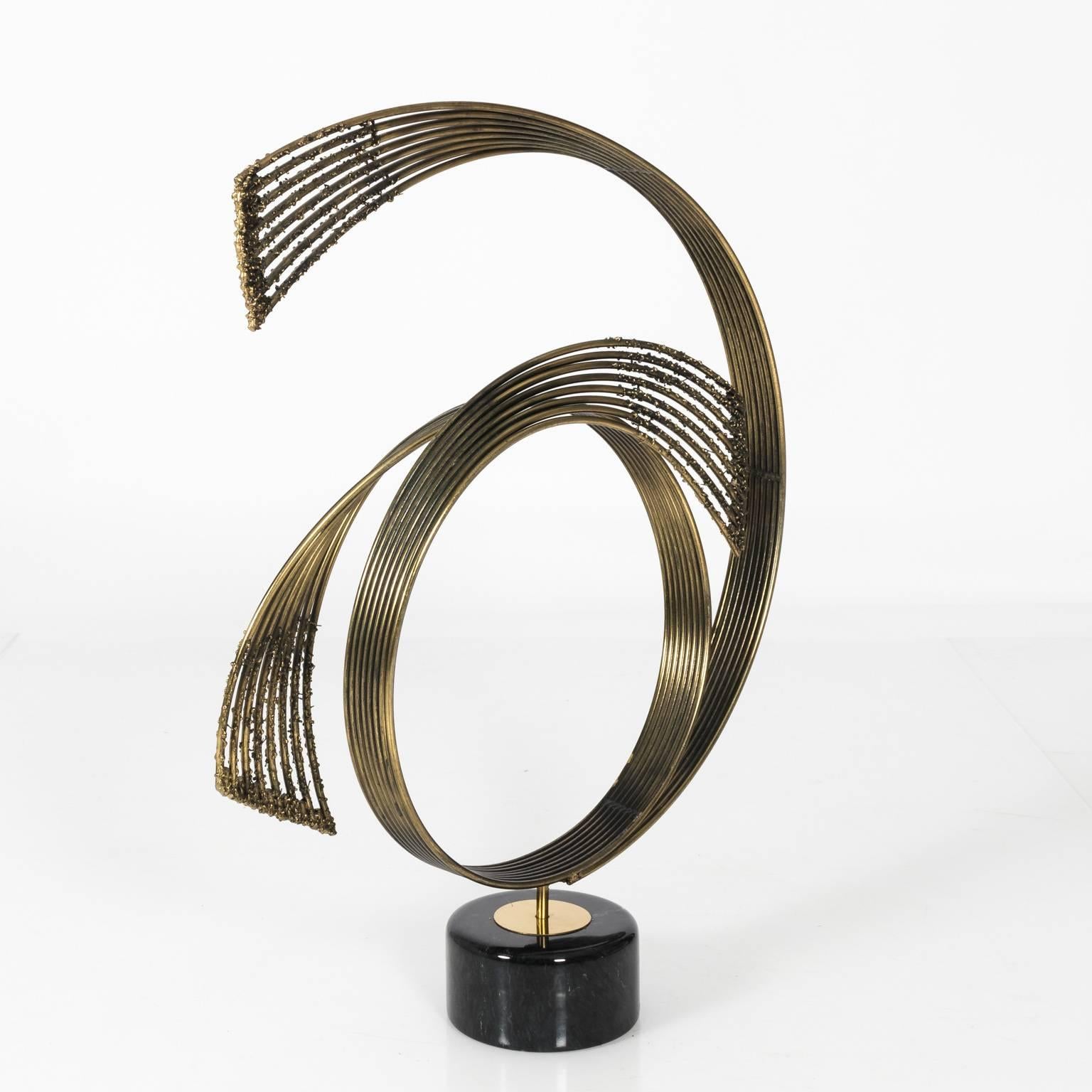 Windswept Brass Sculpture by Curtis Jere For Sale 3