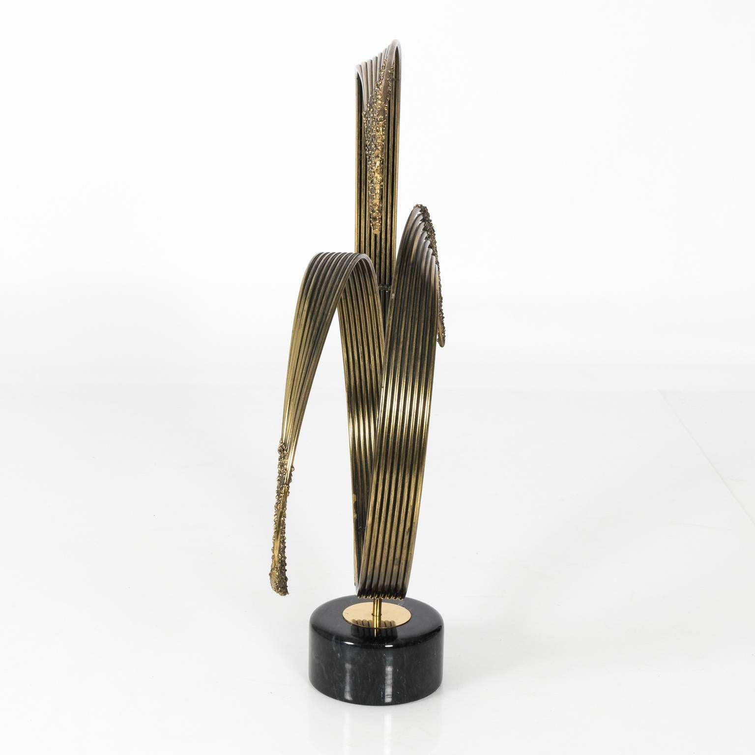 Windswept Brass Sculpture by Curtis Jere For Sale 4