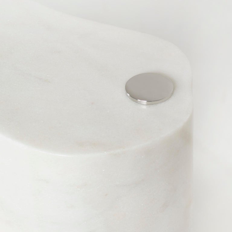 Modern Windy Dining Table, Calacatta Marble, Handmade in Portugal by ...