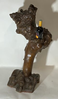 Wine Bottle Holder made from Tree Root