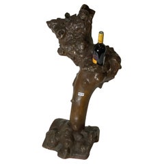 Porte-bouteilles de vin fabriqué à partir de Roots