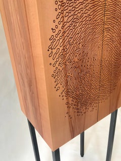 Wine Cabinet pear wood storage