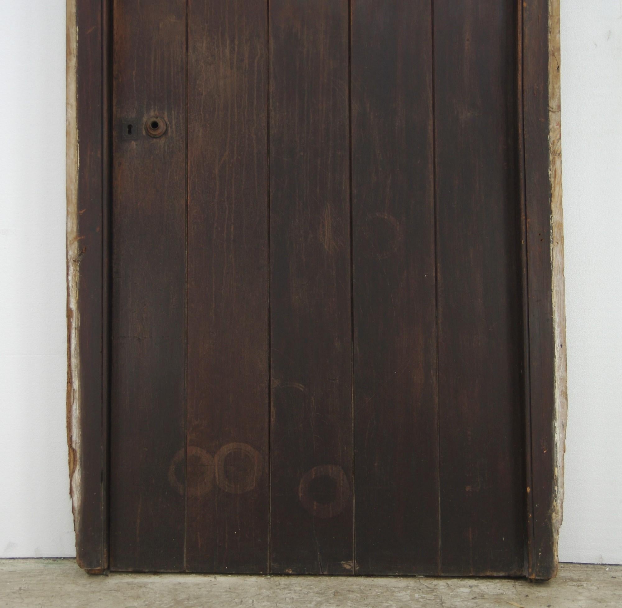 Argentine Wine Cellar Door in Frame with Original Hardware, Frame