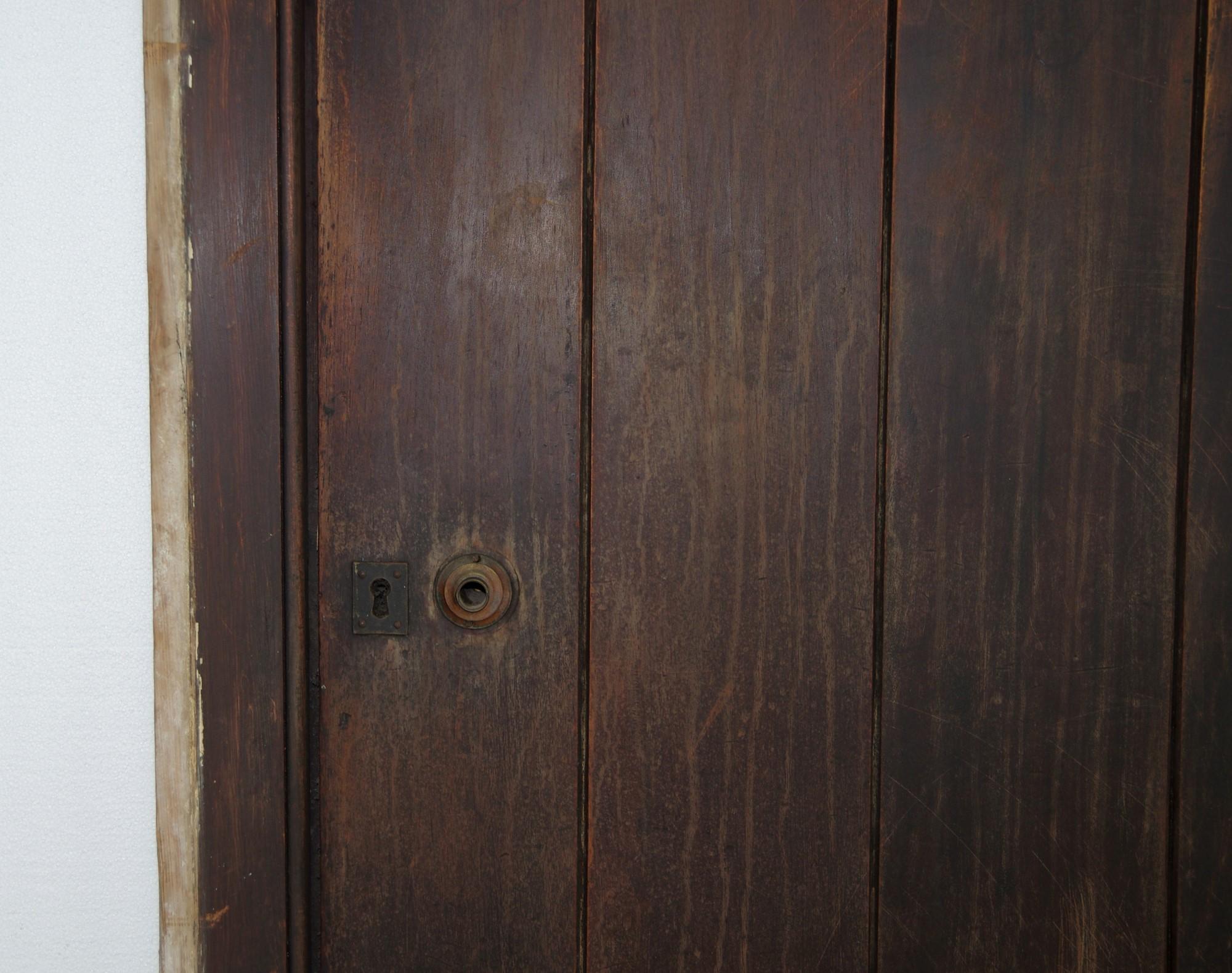 20th Century Wine Cellar Door in Frame with Original Hardware, Frame