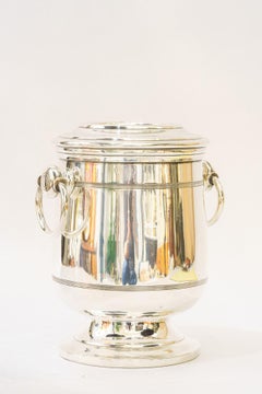 Enfriador de vino para botellas de vino estrechas (alpaca) viena hacia 1920