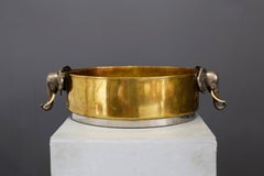 Wine Coolers and Ice Midcentury Holder in Brass from the 1970s