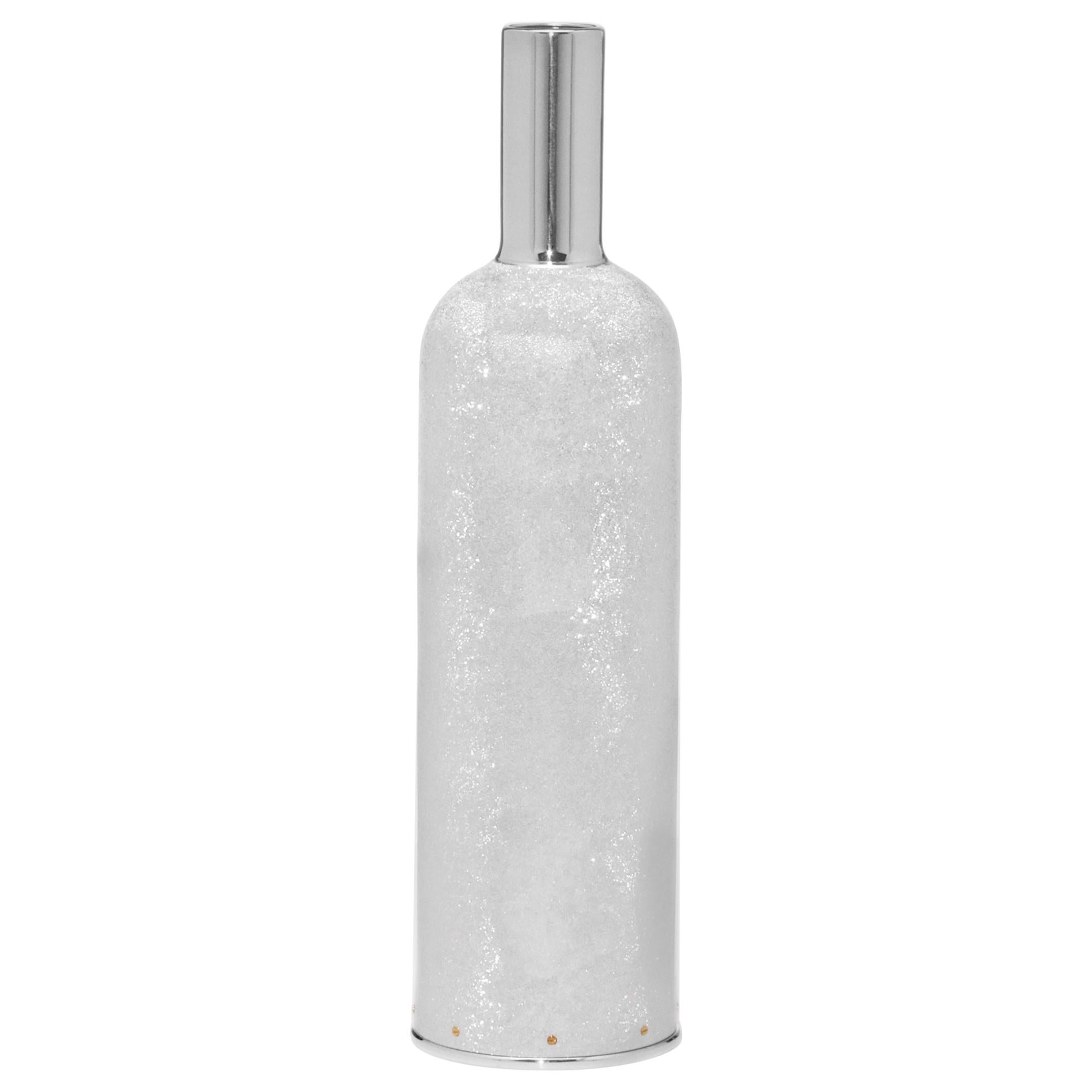 Couverture pour bouteilles de vin, argent massif, cadeau de collection Wedding Moonlight, 2018, Italie