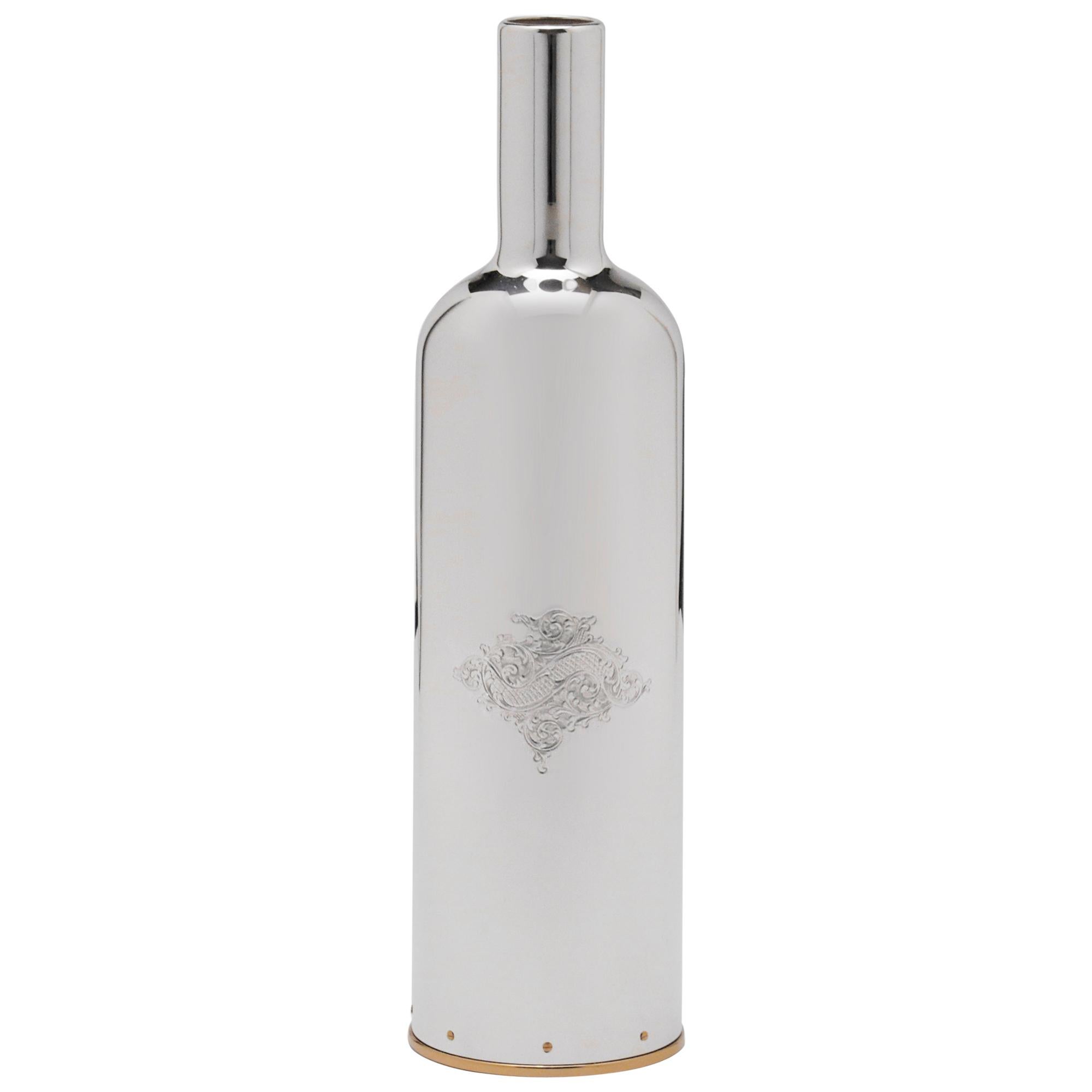 21st Century, Wine K-OVER, Solid pure silver, Outline, 2018, Italy, in Stock