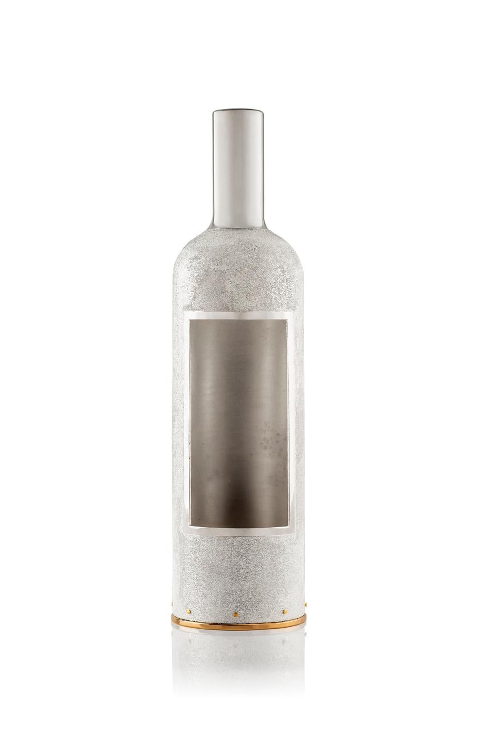 Wine K-over, Solid pure silver, Wine window, 2018, Italy, in Stock For Sale 4