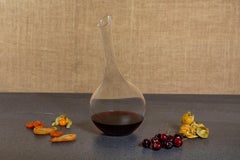 Wine carafe of hand-blown borosilicate glass from the SoShiro Pok collection