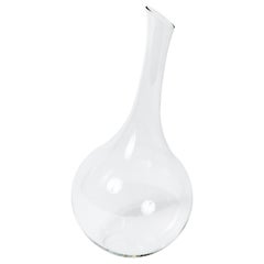 Wine carafe of hand-blown borosilicate glass from the SoShiro Pok collection