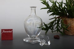 Wine decanter in Baccarat crystal, La Croisette model