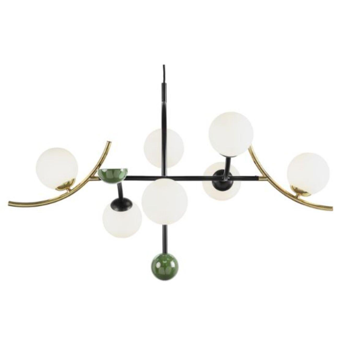 Modern Wine Helio Suspension Lamp by Dooq For Sale
