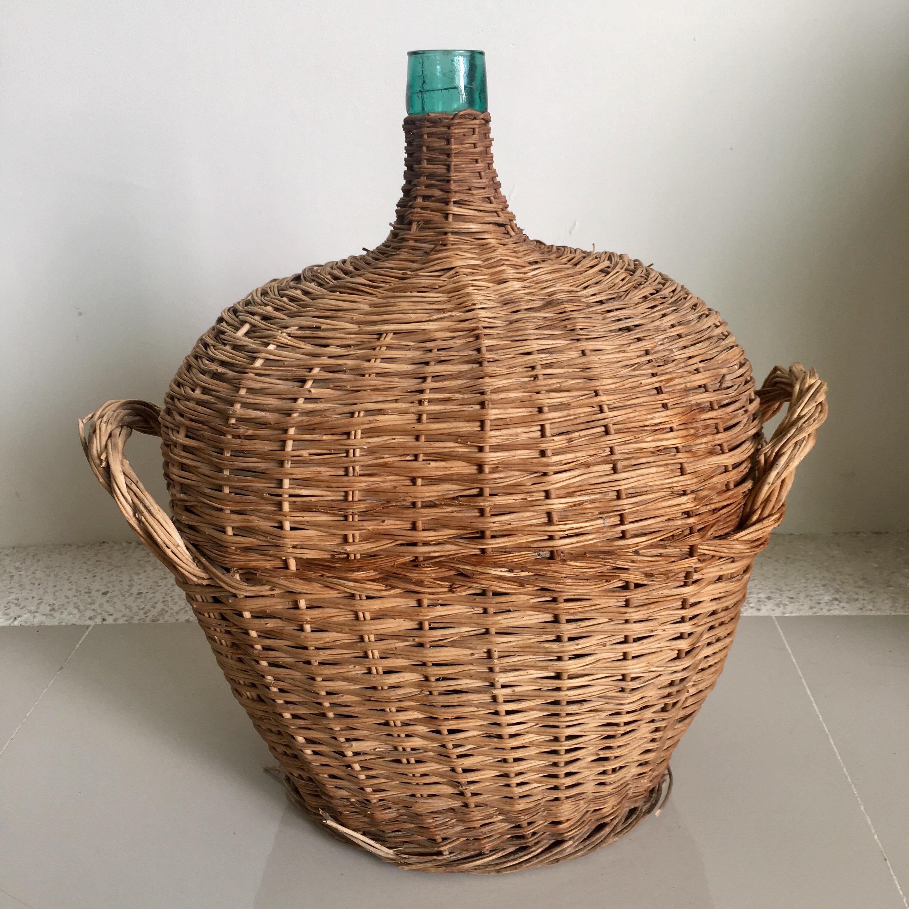 Hand-Crafted Wine Jug from Mexico