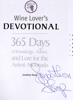 Devocionario del amante del vino: 365 días de conocimientos, consejos y tradiciones Firmado 1ª Ed.
