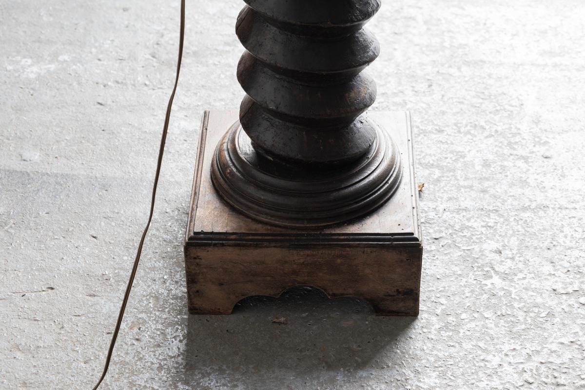 Wine Press Floor Lamp, Swirlshaped, France, 19th Century  2
