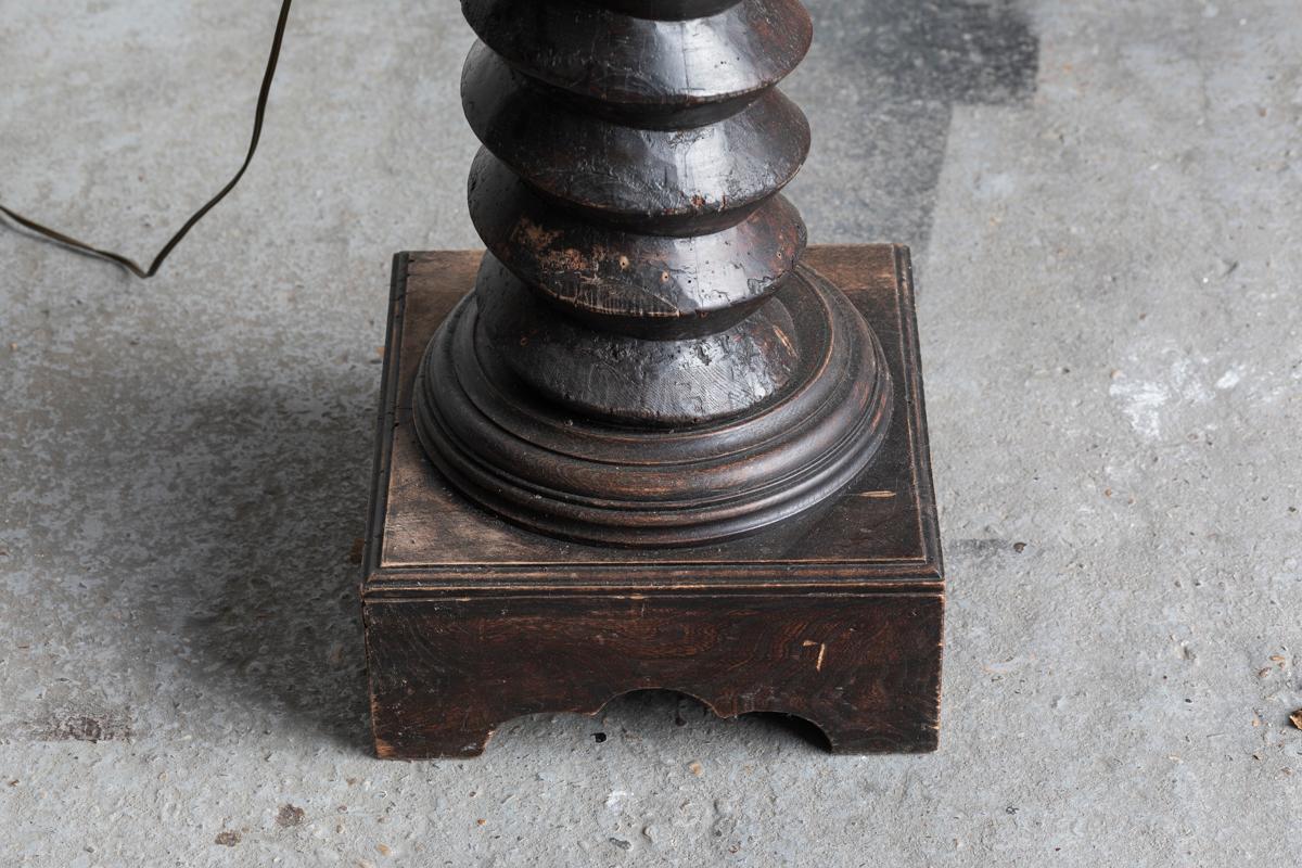 Wine Press Floor Lamp, Swirlshaped, France, 19th Century  3