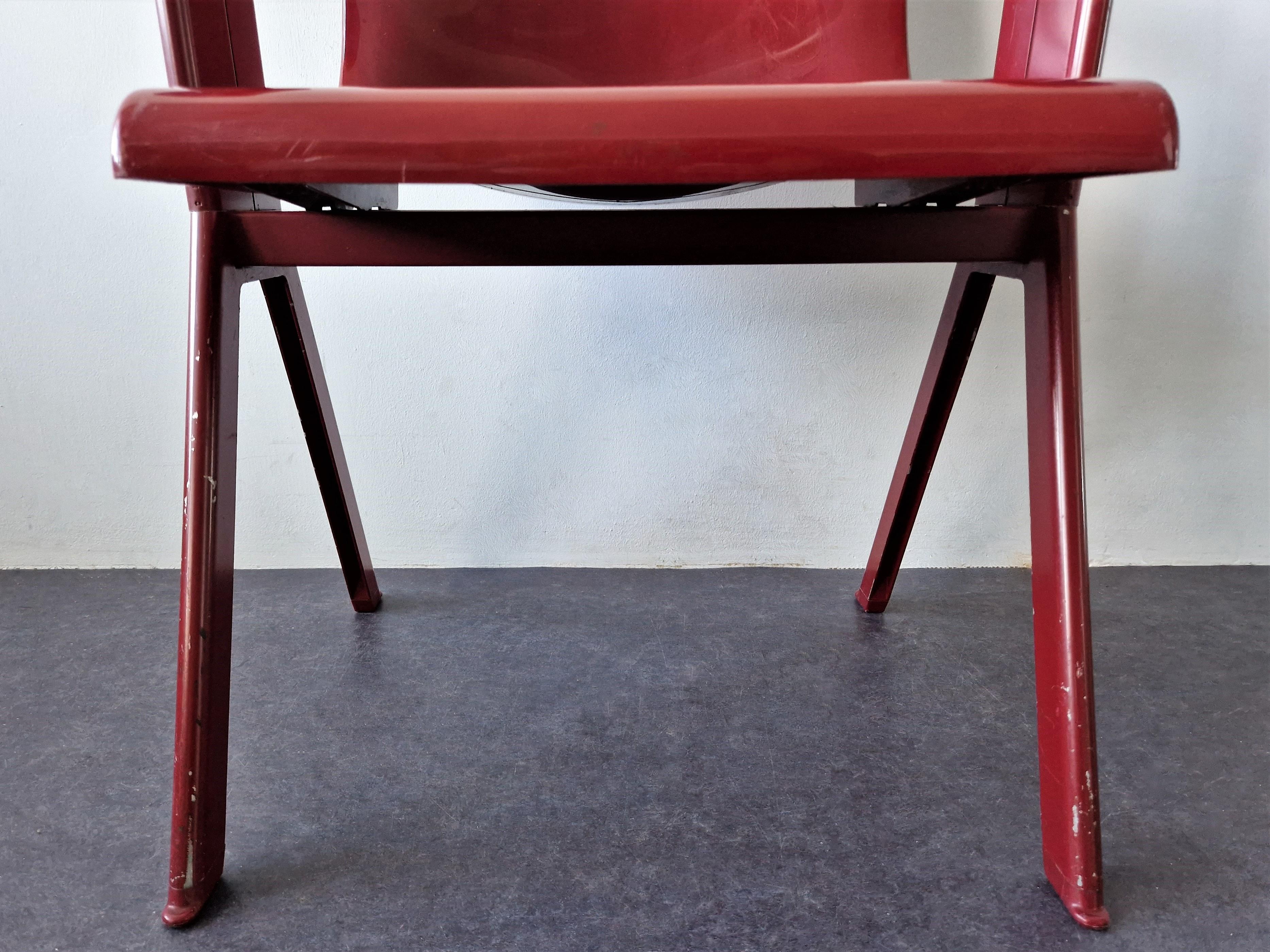 Wine Red Synthesis 45 Armchair by Ettore Sottsass for Olivetti, Italy 1970's 3