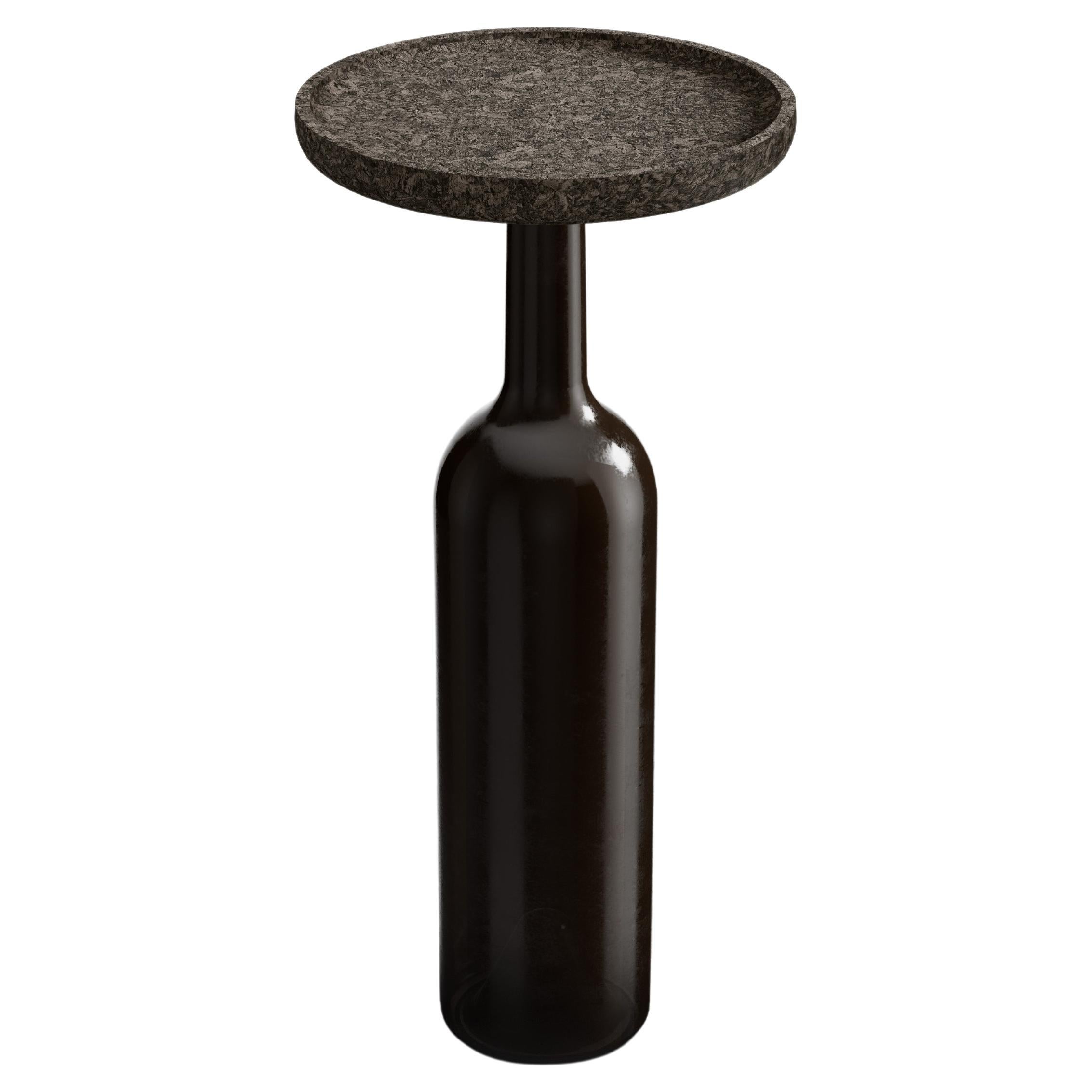 Hospitality wine table 'Essence' from cork and glass by Reinier de Jong For Sale