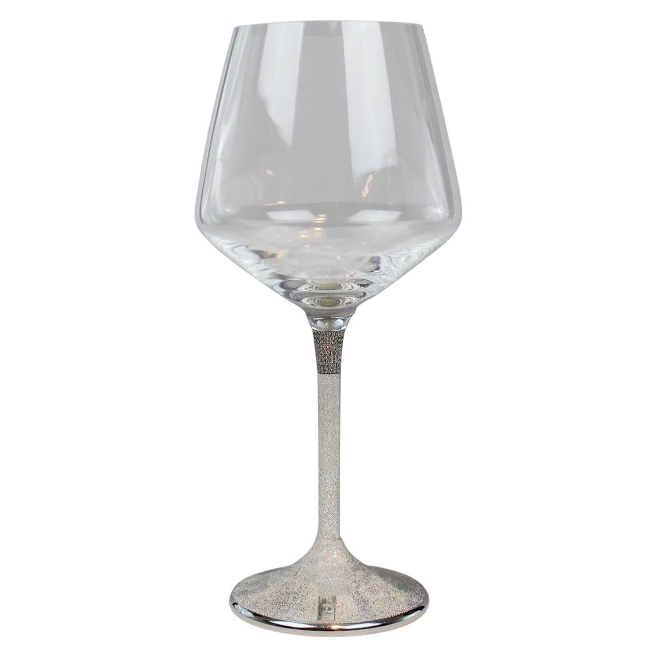 Set of 2 Wine Tasting Glass, Sterling Silver, Customizable For Sale 5