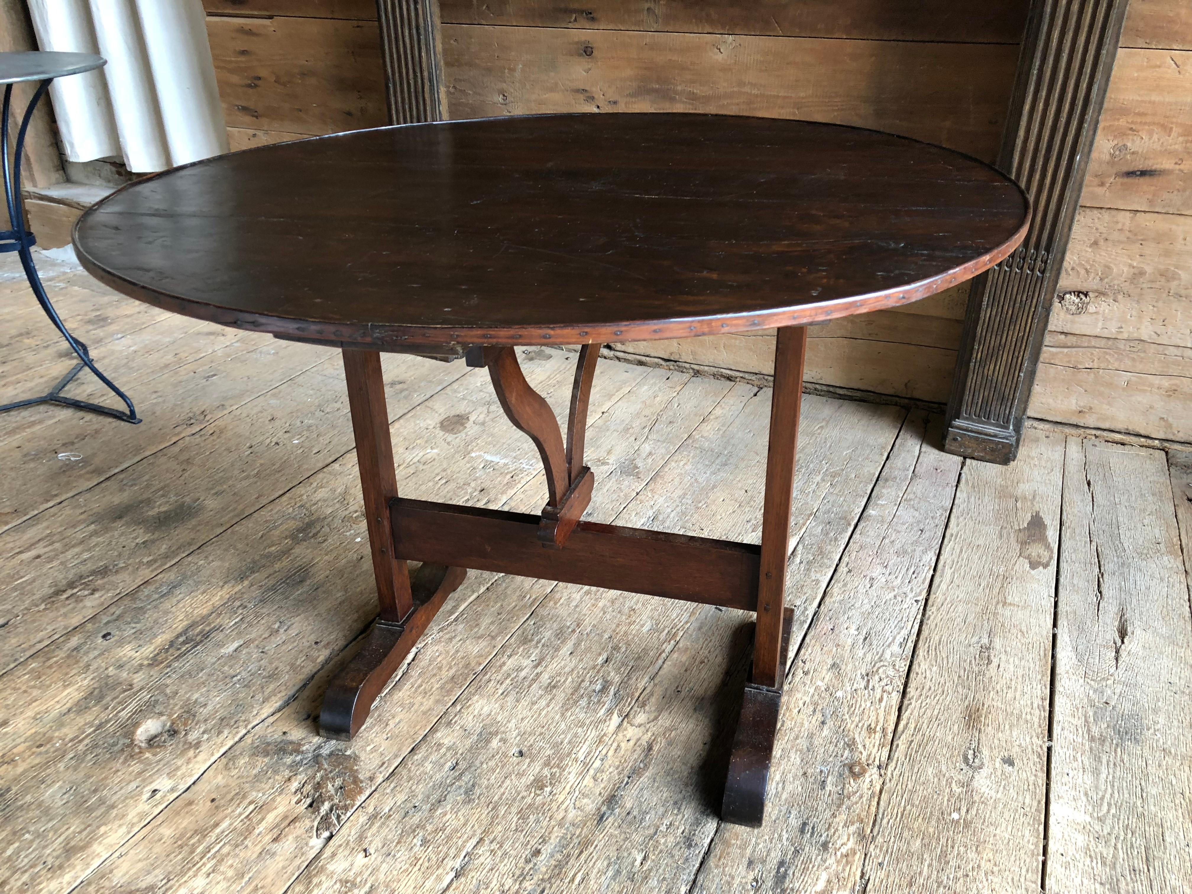 Wine Tasting Table, French, 19th Century In Good Condition In Doylestown, PA