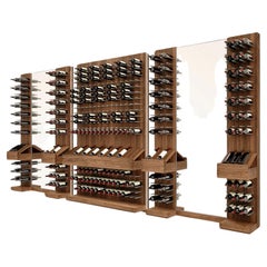 Wine Wally Wandmontagesystem, entworfen von Arkhè Milano, hergestellt in Italien 