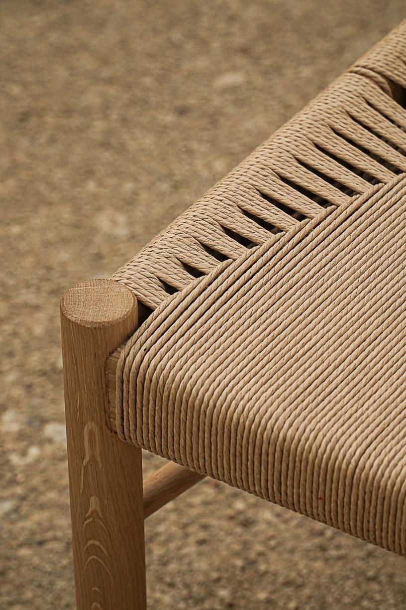Winema Oak Chair by La Lune In New Condition For Sale In Geneve, CH