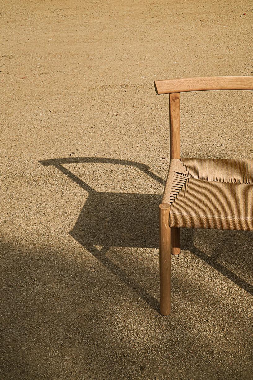 Rope Winema Oak Chair by La Lune For Sale