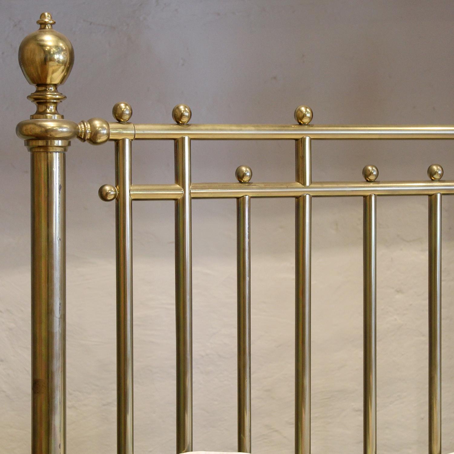 Late Victorian Winfield Brass Single Antique Bed MS53