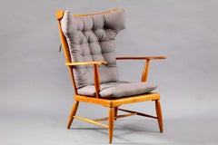 Wing Back Chair, Armchair and Triangle Table Anna Lülja Praun, Vienna, 1953