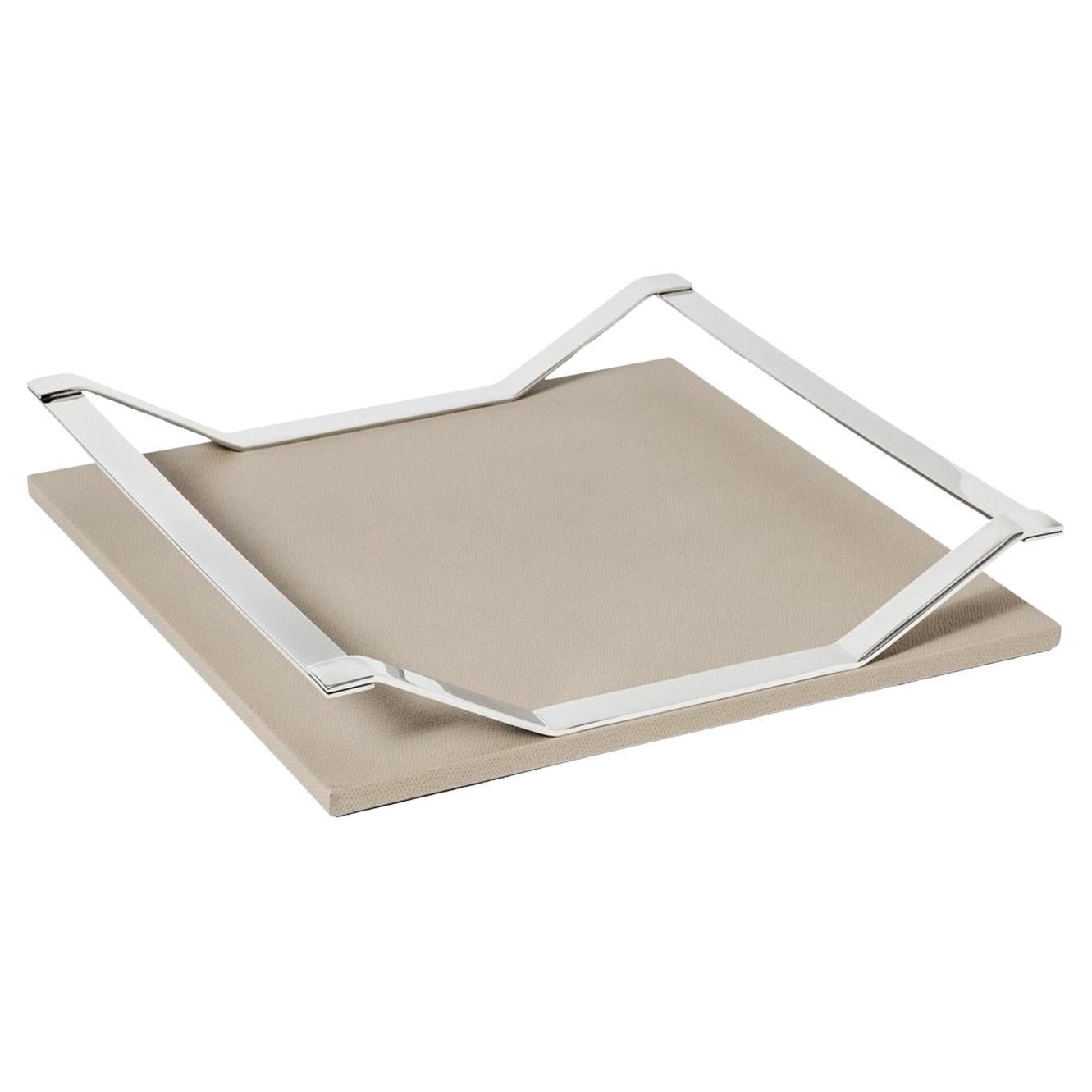 Wing Beige Squared Tray For Sale