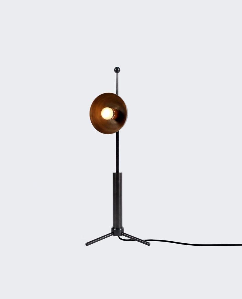 Wing Burnt Brass Dome Desk Lamp by Lamp Shaper
Dimensions: D 35.5 x W 35.5 x H 66 cm.
Materials: Brass.

Different finishes available: raw brass, aged brass, burnt brass and brushed brass Please contact us.

All our lamps can be wired according to