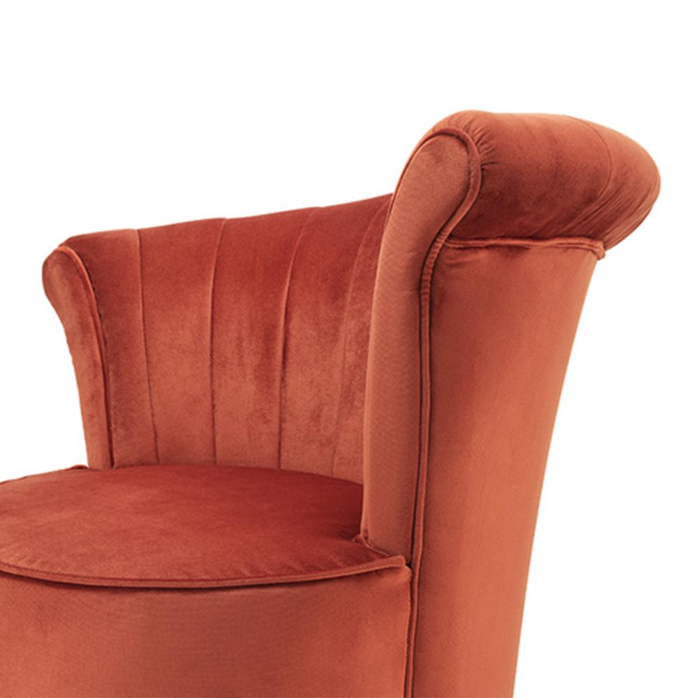 Wing Coralorange Armchair In New Condition For Sale In Paris, FR