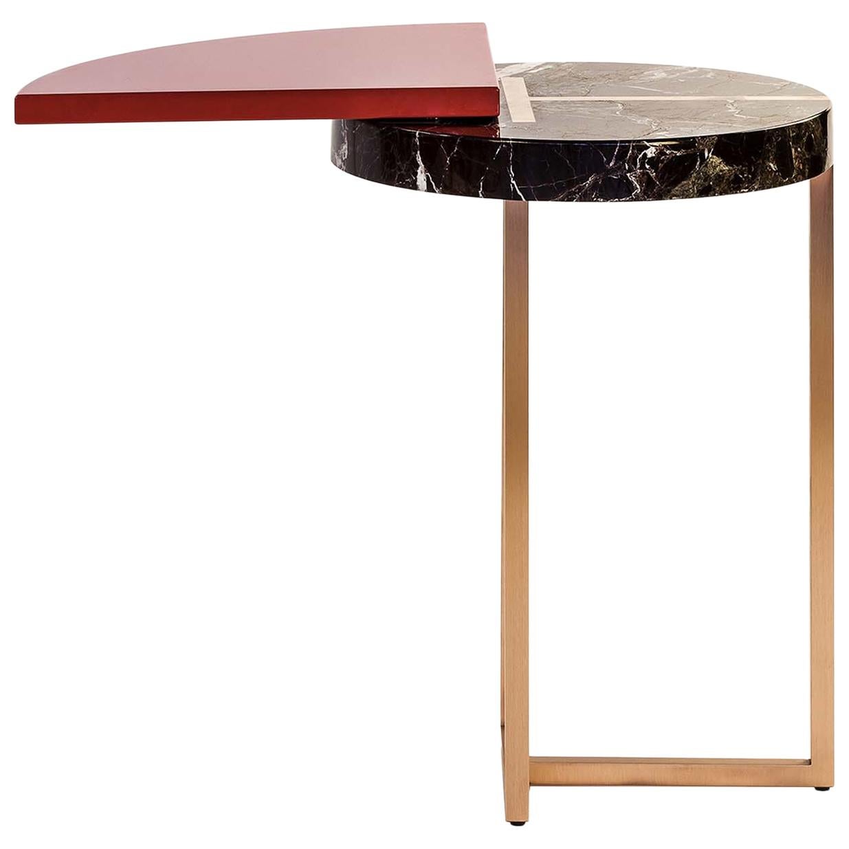 Wing End Table Red