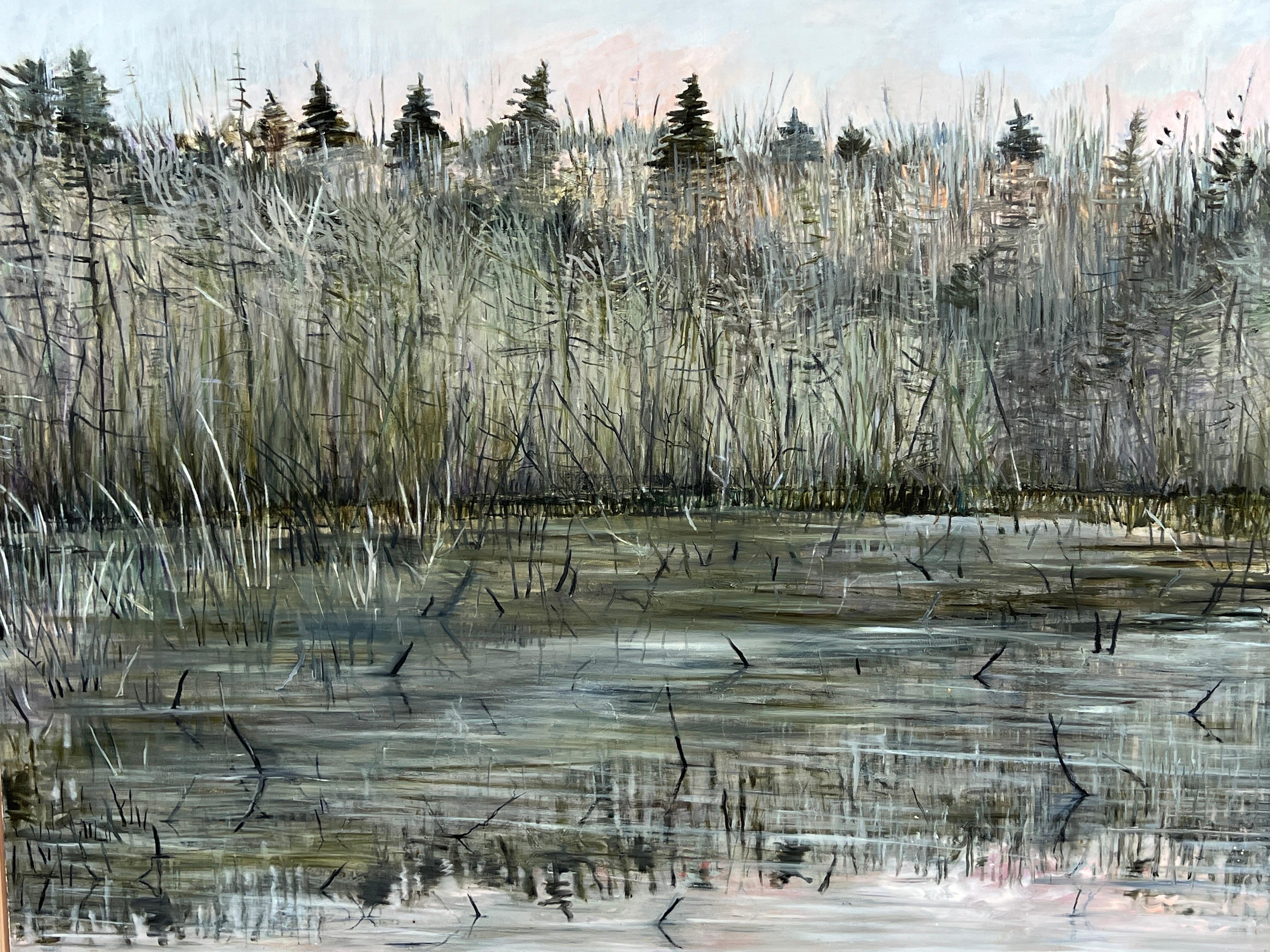 Wing Rd., Landscape Painting by Nancy Brett  For Sale 1