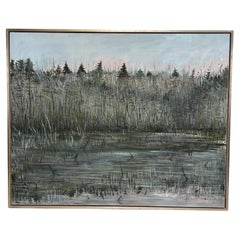 Retro Wing Rd., Landscape Painting by Nancy Brett 