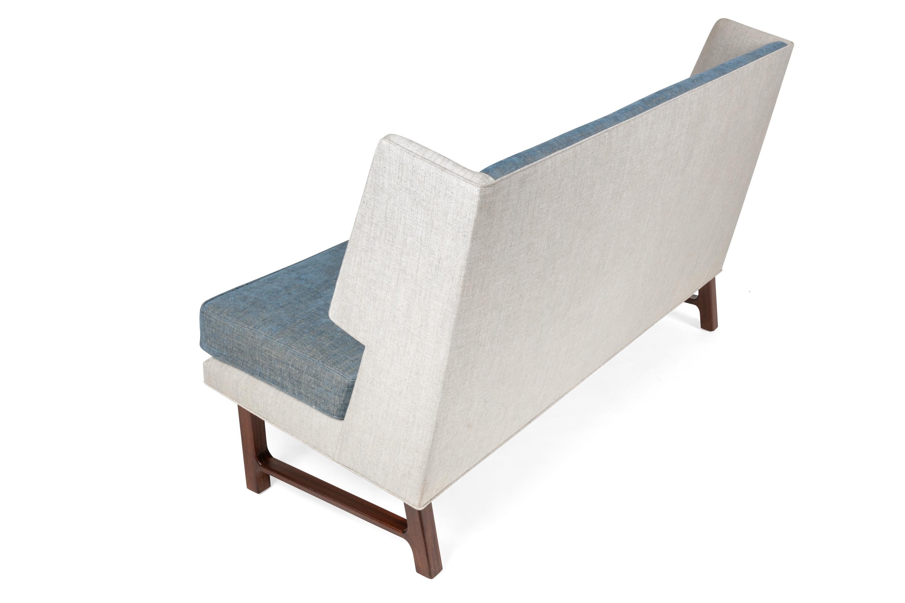 American Wing Settee in the Manner of Dunbar by Lost City Arts