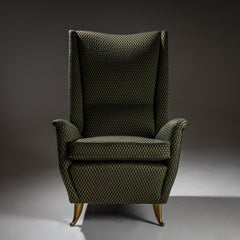 Poltrona a dondolo attribuita a Gio Ponti per ISA Bergamo, 1960, Italia