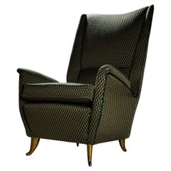 Used Wingback Armchair attributed to Gio Ponti for ISA Bergamo, 1960, Italy