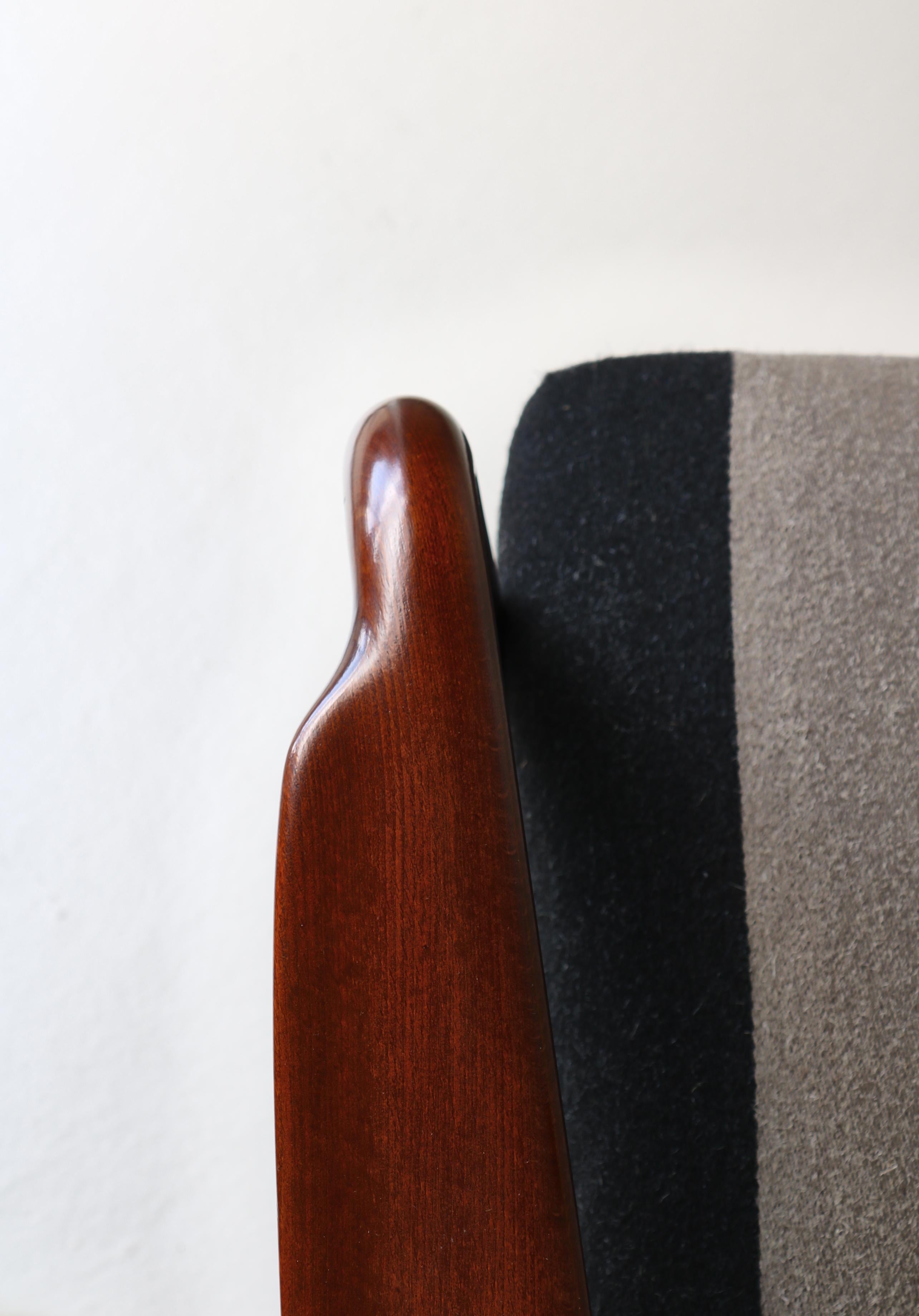 Fauteuil à dossier d'Eva et Nils Koppell pour Slagelse Møbelværk, Danemark, 1947 en vente 7