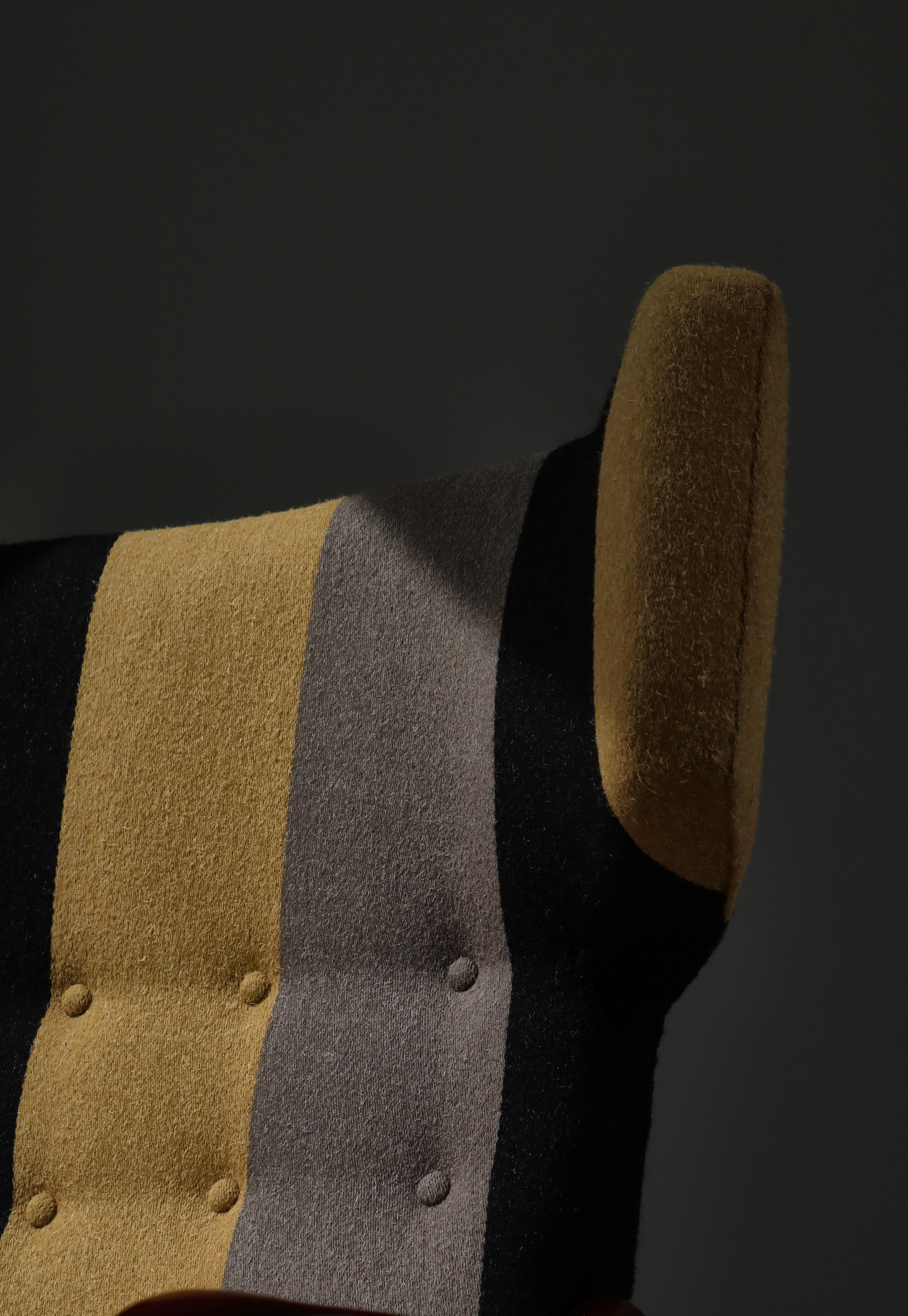 Fauteuil à dossier d'Eva et Nils Koppell pour Slagelse Møbelværk, Danemark, 1947 en vente 9
