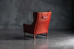 Fauteuil à dossier par Fredrik A. Kayser pour Vatne Møbler, Norvège, années 1960