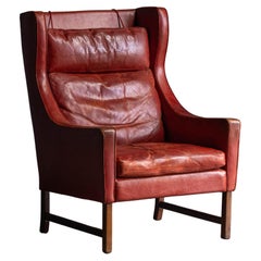 Sillón con respaldo de Fredrik A. Kayser para Vatne Møbler, Noruega, años 60