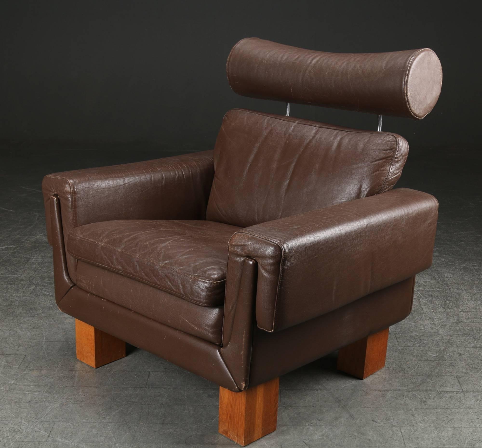 Danish Wingback Armchair by Skipper Furniture