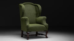 Sessel mit Ohrensessel von William Birch, England, um 1890