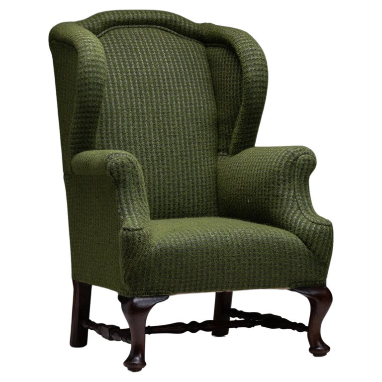 Wingback Armchair by William Birch, England, circa 1890 For Sale at 1stDibs
