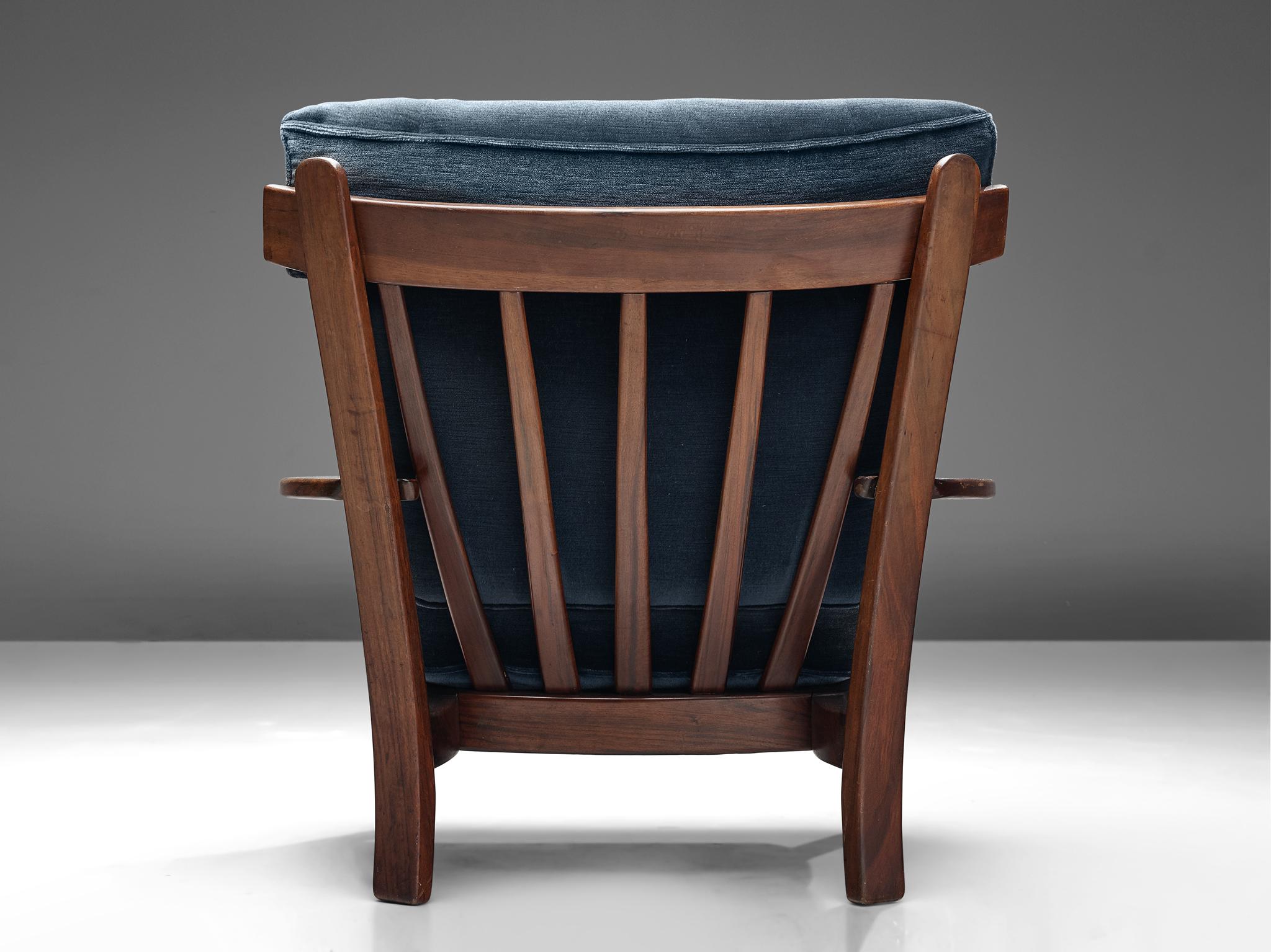 wood frame wingback chair