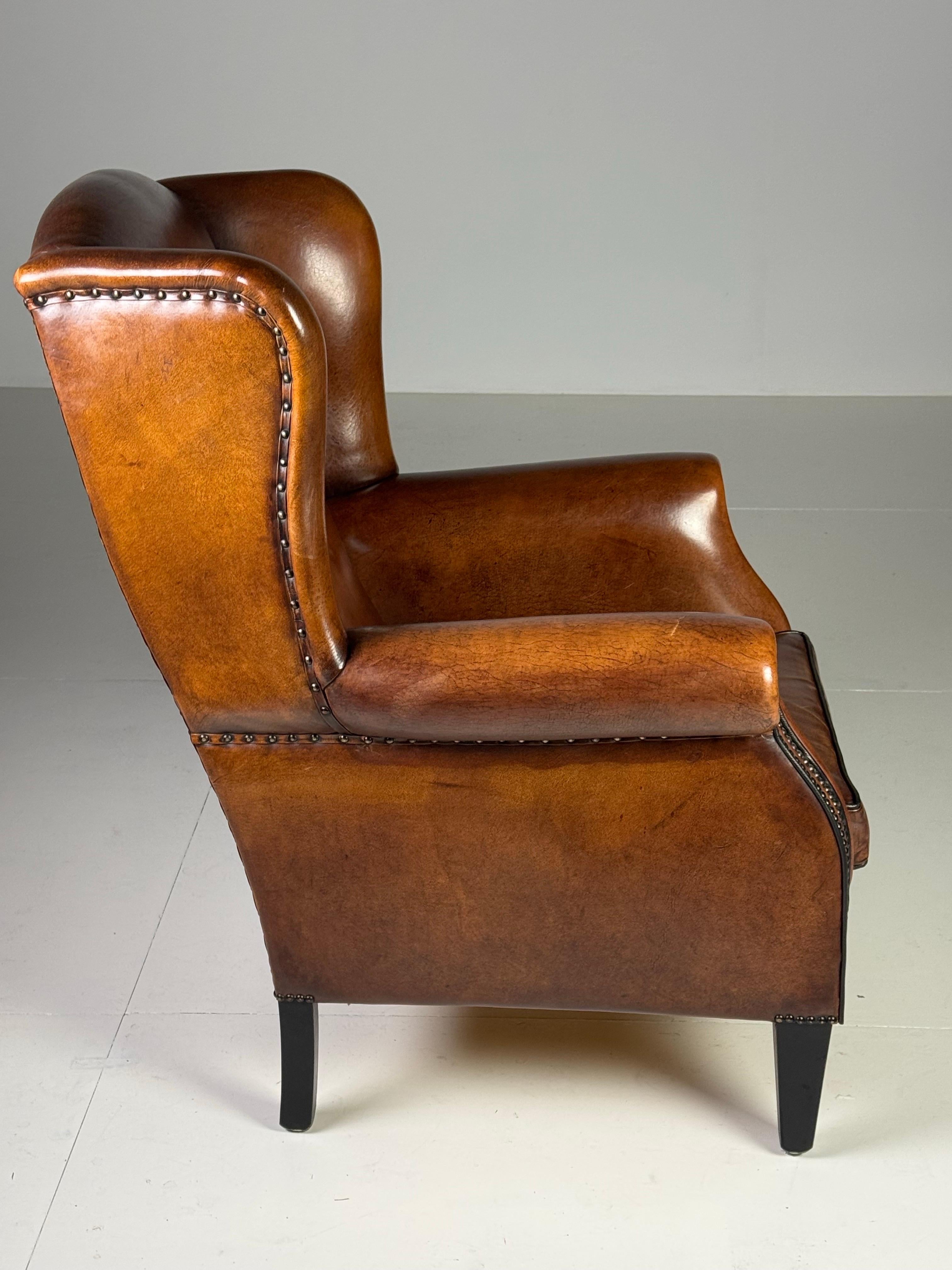 Sillón orejero piel de oveja en Excelente estado para la venta en MILL, NL