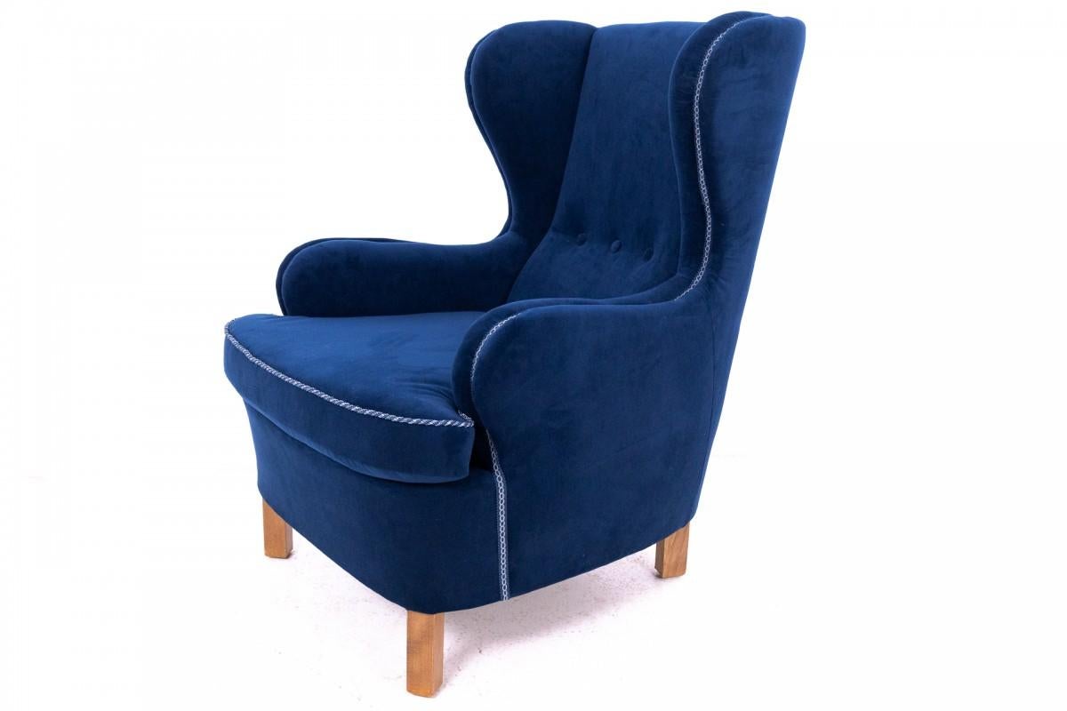 Sillones con respaldo, Norte de Europa, mediados del siglo XX. Después de la renovación. en venta 4